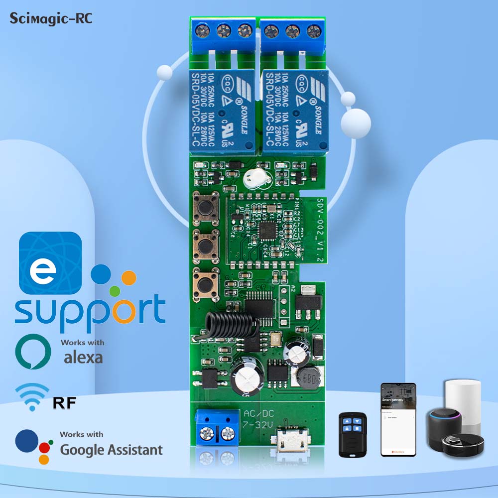 Sonoff Mini R4 - สวิตช์อัจฉริยะแบบสั่งงานผ่าน WiFi EWELINK 220V 12V 24V