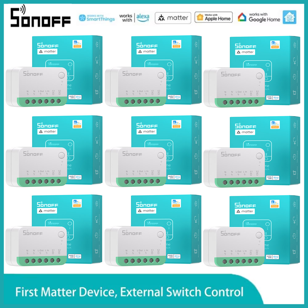 Sonoff - SONOFF MINIR4M มินิไวไฟ เมตเตอร์สมาร์ทสวิตช์แยกรีเลย์ฉากเบรกเกอร์อีวีลิงค์ควบคุมเสียงอเล็กซากูเกิลโฮมสมาร์ทธิงส์