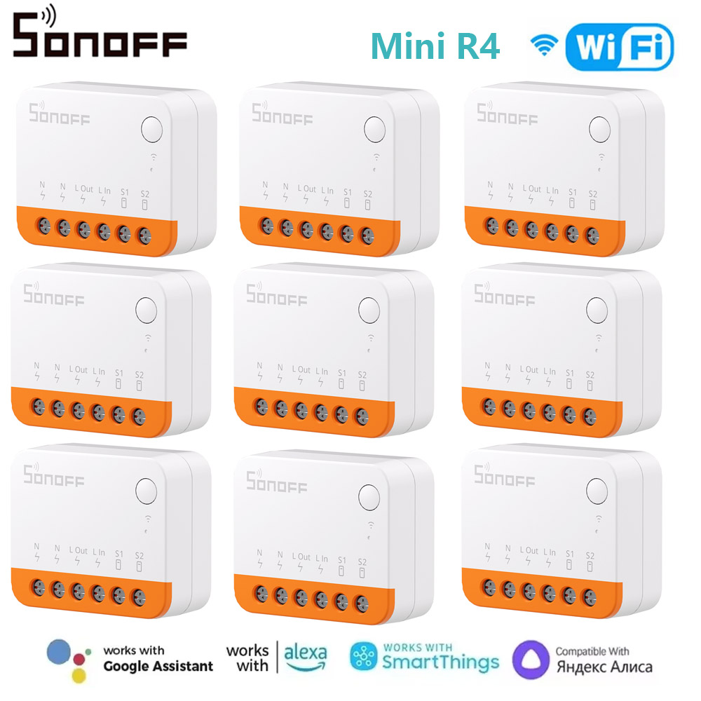 Sonoff Mini R4 - SONOFF Mini R4 Wifi โมดูลสวิทช์สมาร์ทสวิทช์ 2-Way