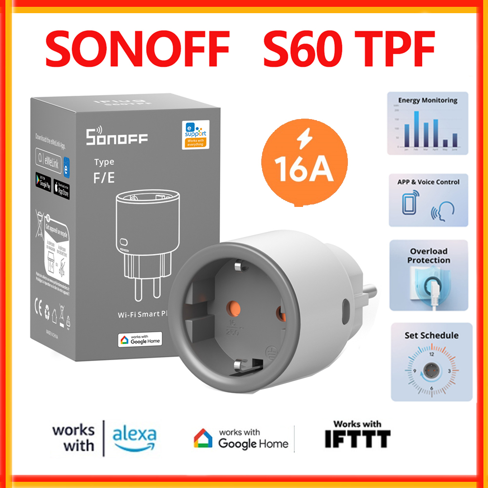Sonoff Mini R4 - SONOFF S60 TPF EU Wifi Smart