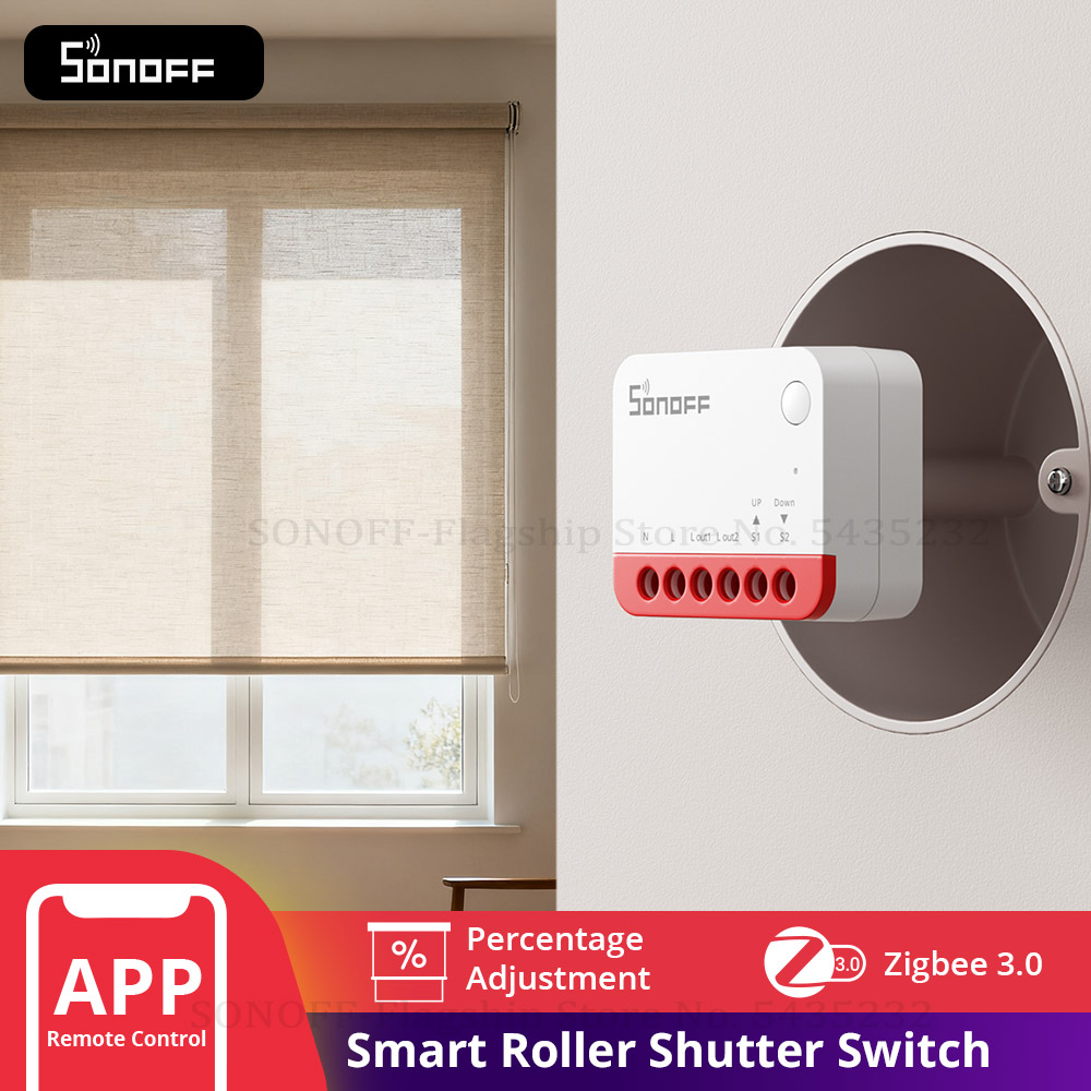 Sonoff - สวิตช์ม่านม้วนอัจฉริยะ SONOFF MINI-ZBRBS Zigbee ตัวขยายสัญญาณฉากแบบพื้นที่ Zigbee