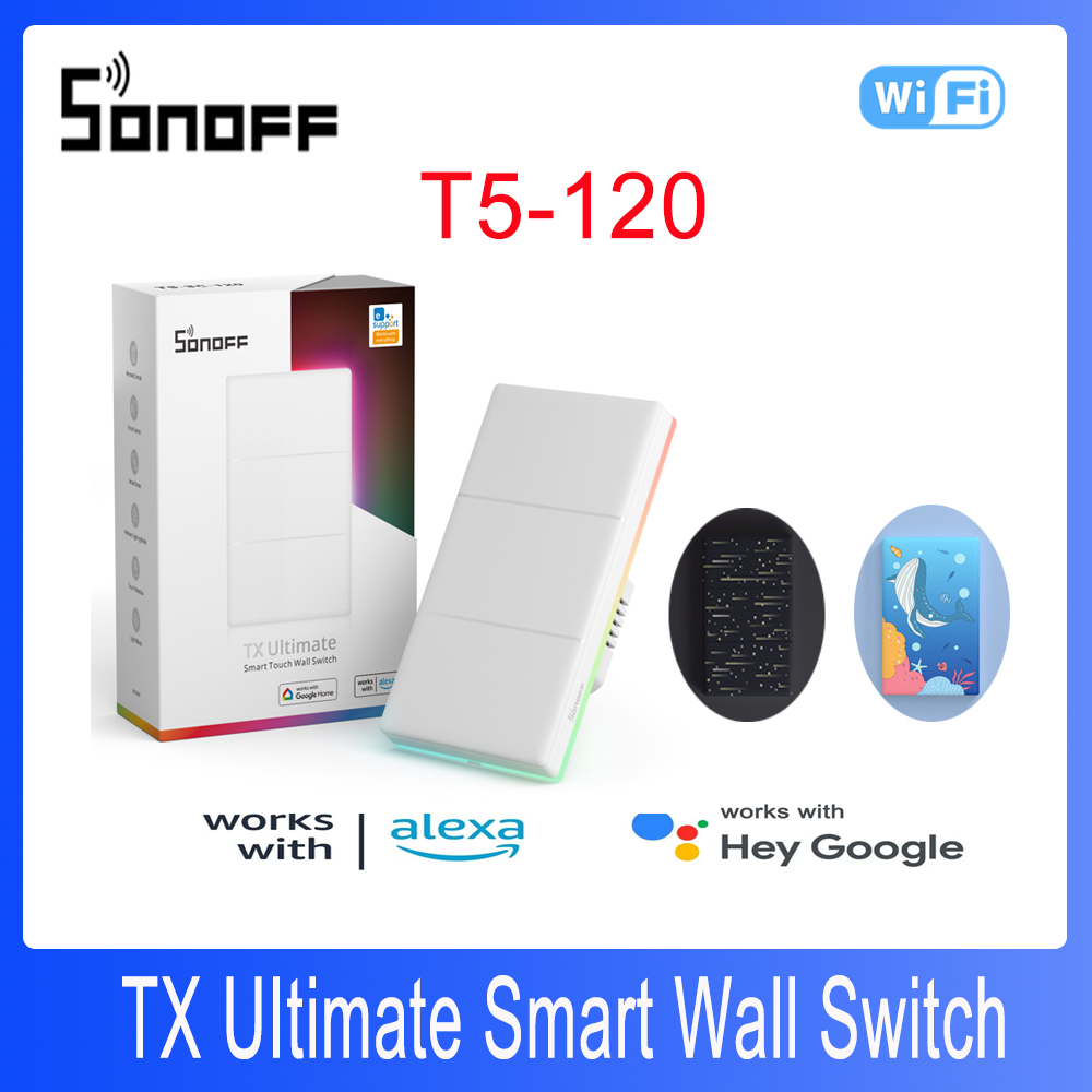 Sonoff - Sonoff TX uitimate สวิตช์ติดผนังอัจฉริยะชนิด120ไร้สาย ewelink app/vioce