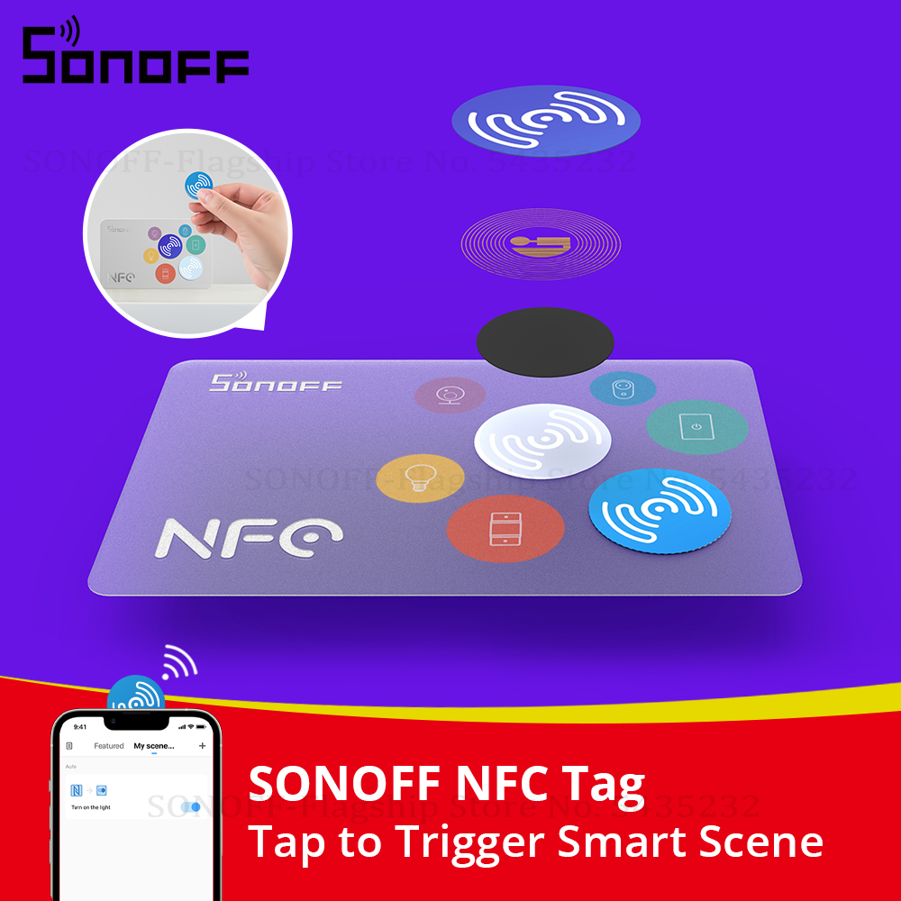 Sonoff - สติกเกอร์ SONOFF NFC Tag Ntag215 13.56MHz