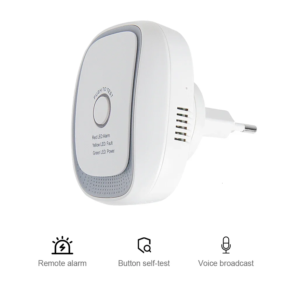 HEIMAN Zigbee Tuya เซ็นเซอร์ก๊ - Tuya Smart บทวิจารณ์และราคา