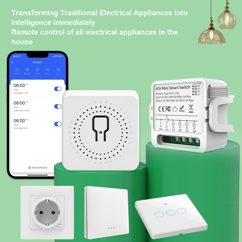 สวิตช์อัจฉริยะ Tuya WiFi 1/2/3 - Smart Relay Tuya บทวิจารณ์และราคา