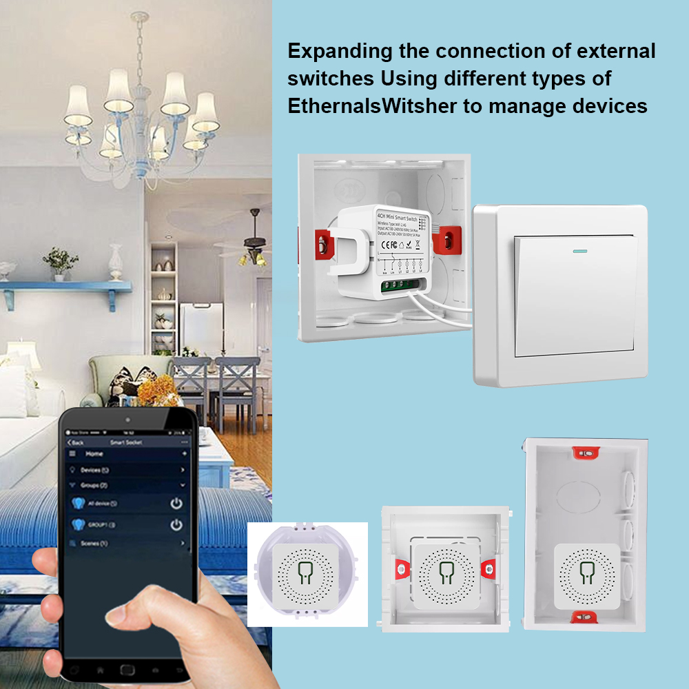สวิตช์อัจฉริยะ Tuya WiFi 1/2/3 - Smart Relay Tuya บทวิจารณ์และราคา