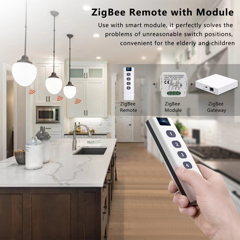 สวิตช์ฉากอัจฉริยะ Tuya ZigBee  - Tuya 4 Channel บทวิจารณ์และราคา