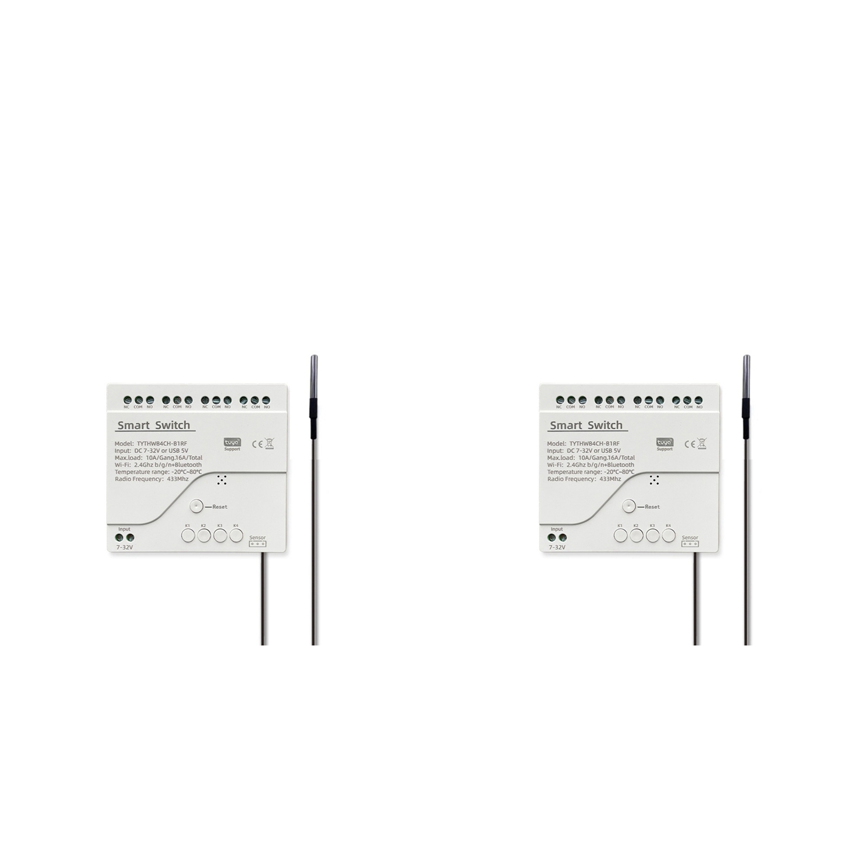 B44C 2X Tuya Wifi DC 7-32V สวิ - Tuya 4 Channel บทวิจารณ์และราคา