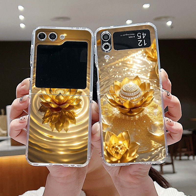 เคสโทรศัพท์ลายดอกบัวสีทองสุดสร - Shelly บทวิจารณ์และราคา