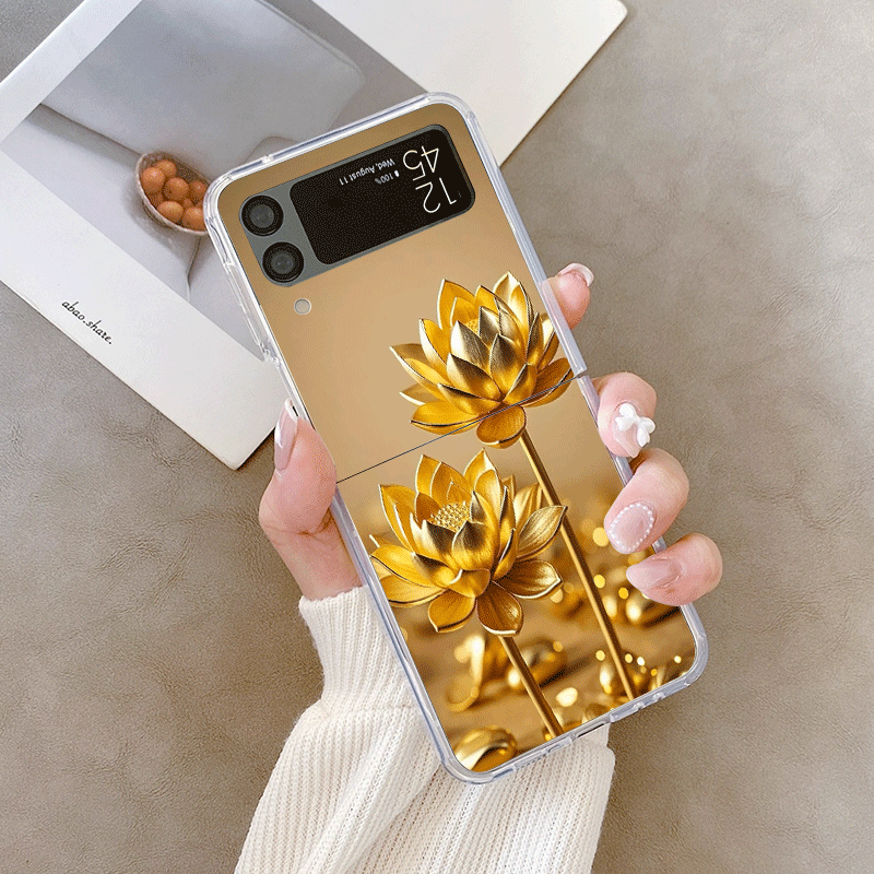 เคสโทรศัพท์ลายดอกบัวสีทองสุดสร - Shelly บทวิจารณ์และราคา