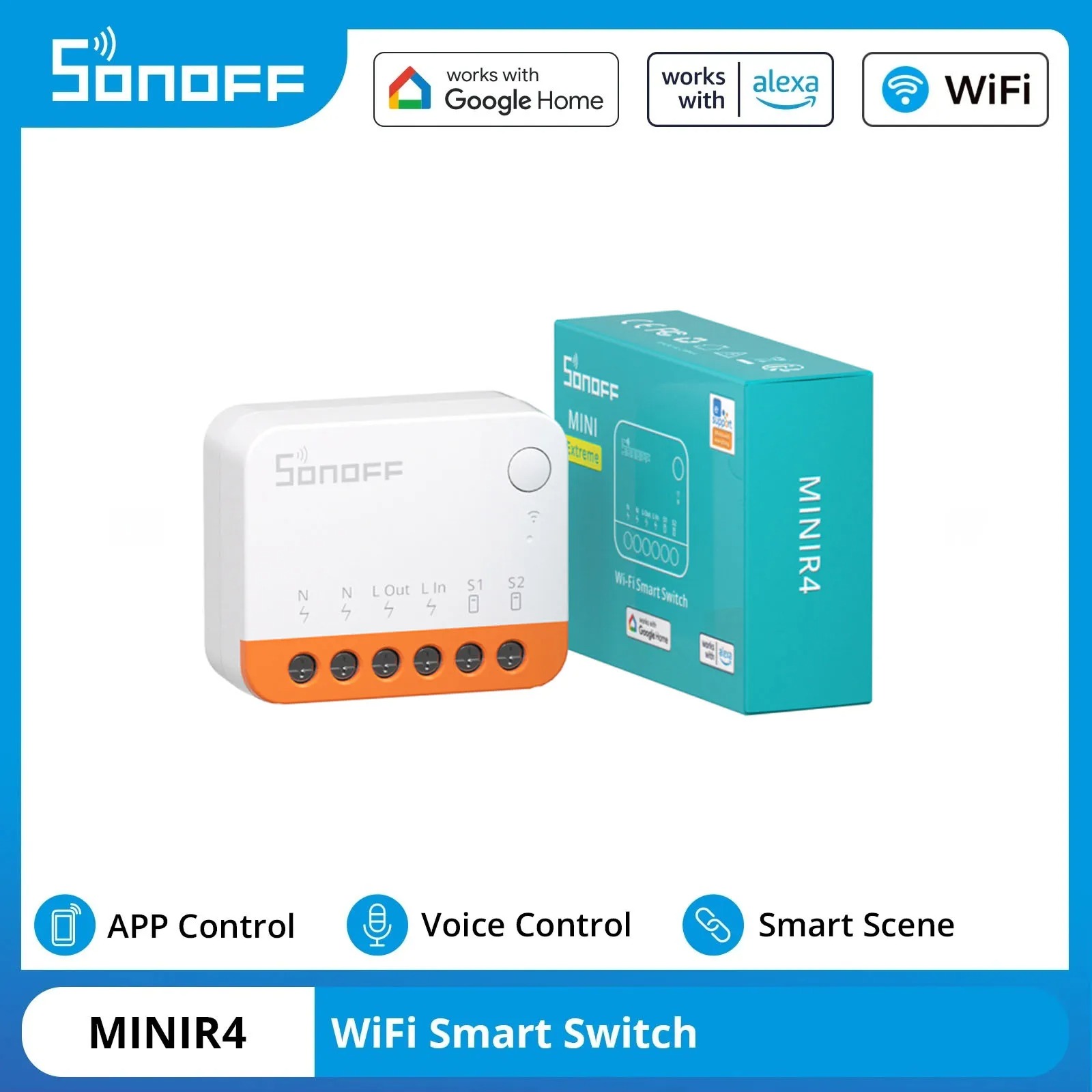 Sonoff Mini R4 Extreme Sonoff  - Sonoff Mini R4 บทวิจารณ์และราคา