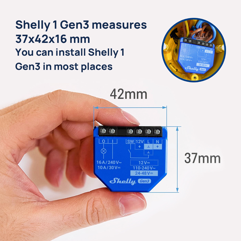 สวิตช์อัจฉริยะแบบไร้สาย Shelly - Shelly Plug บทวิจารณ์และราคา
