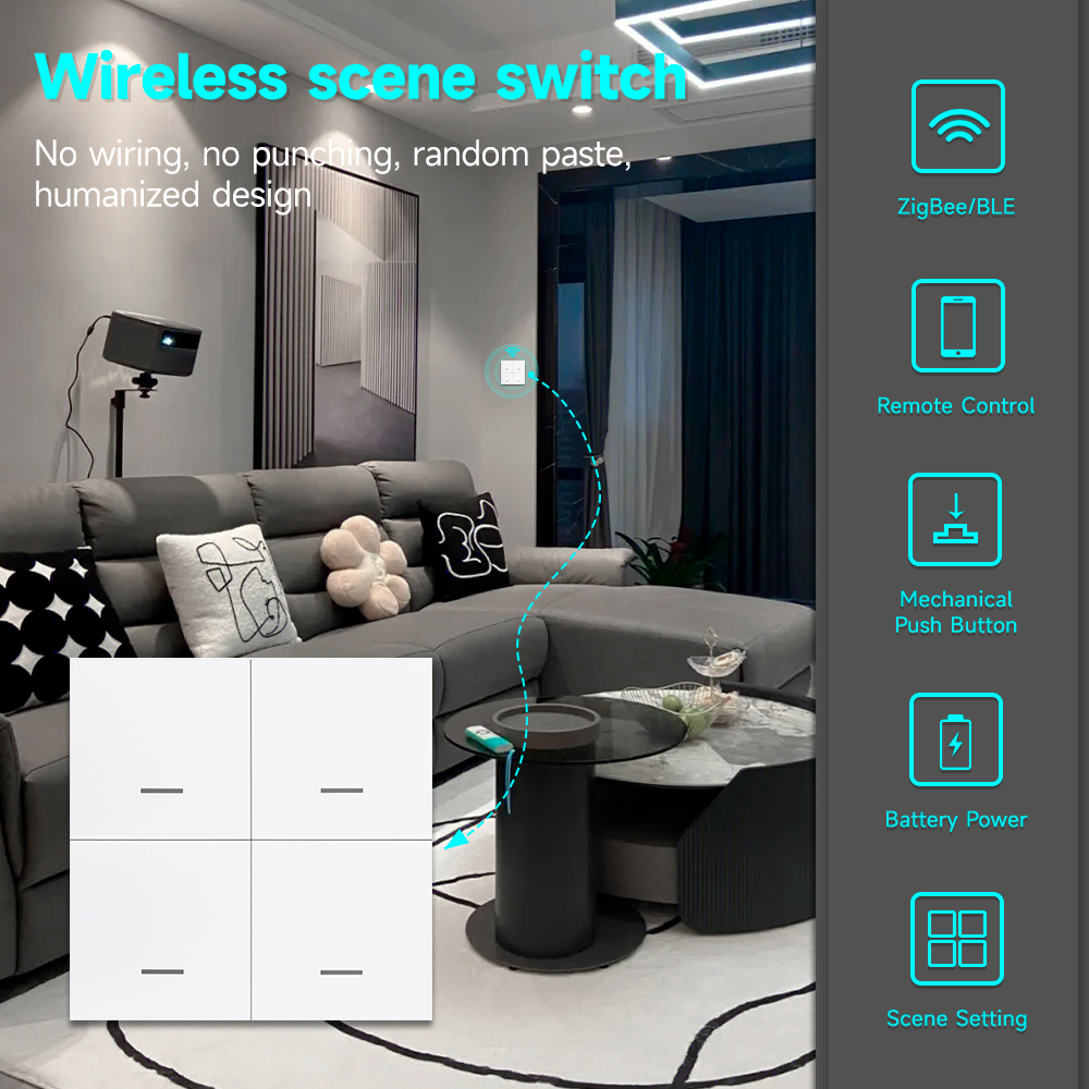 Tuya ZigBee 3.0 สมาร์ทฉากสวิทช - Sonoff บทวิจารณ์และราคา