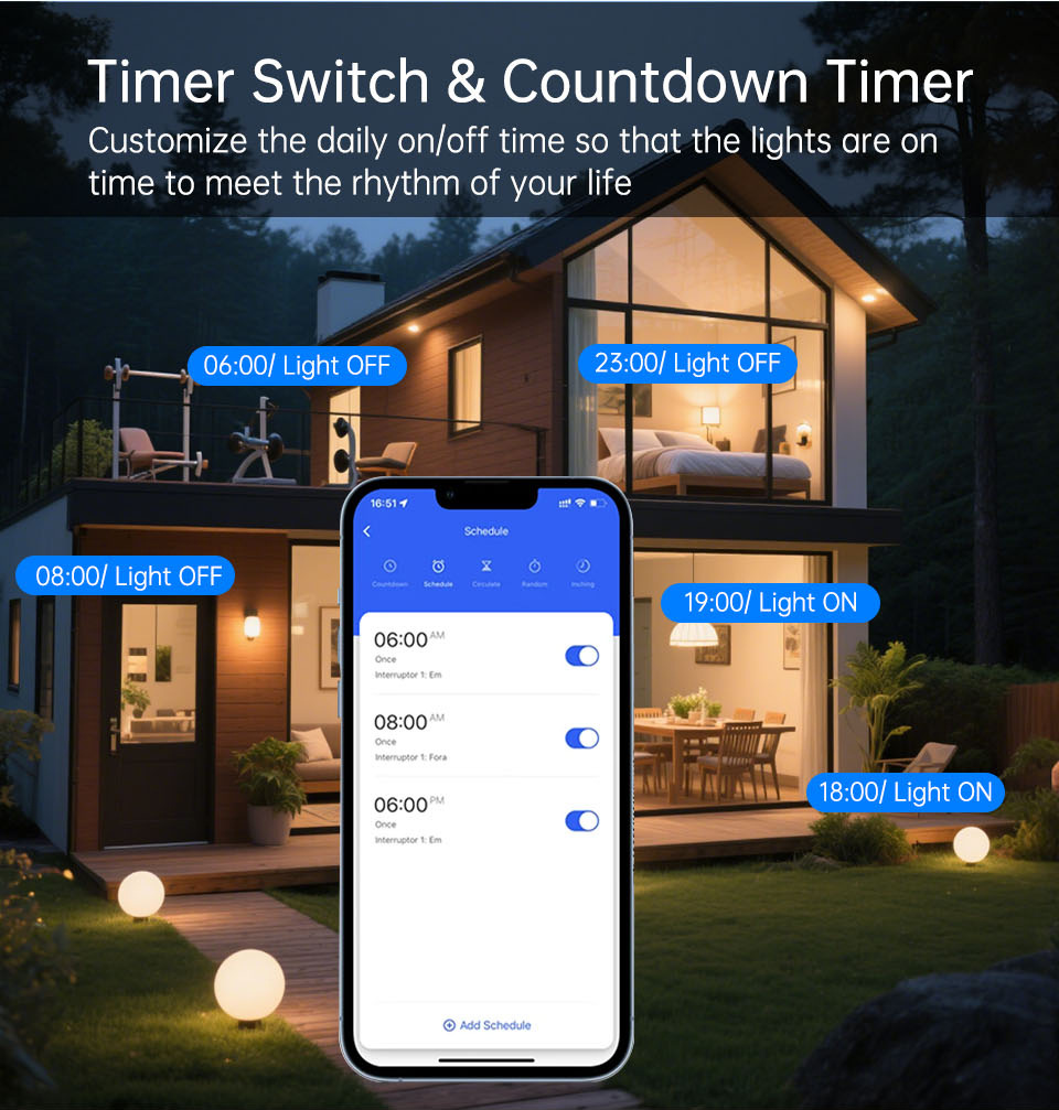 สวิตช์ไฟติดผนังแบบสัมผัส 1 2 3 - Smart Relay Tuya บทวิจารณ์และราคา