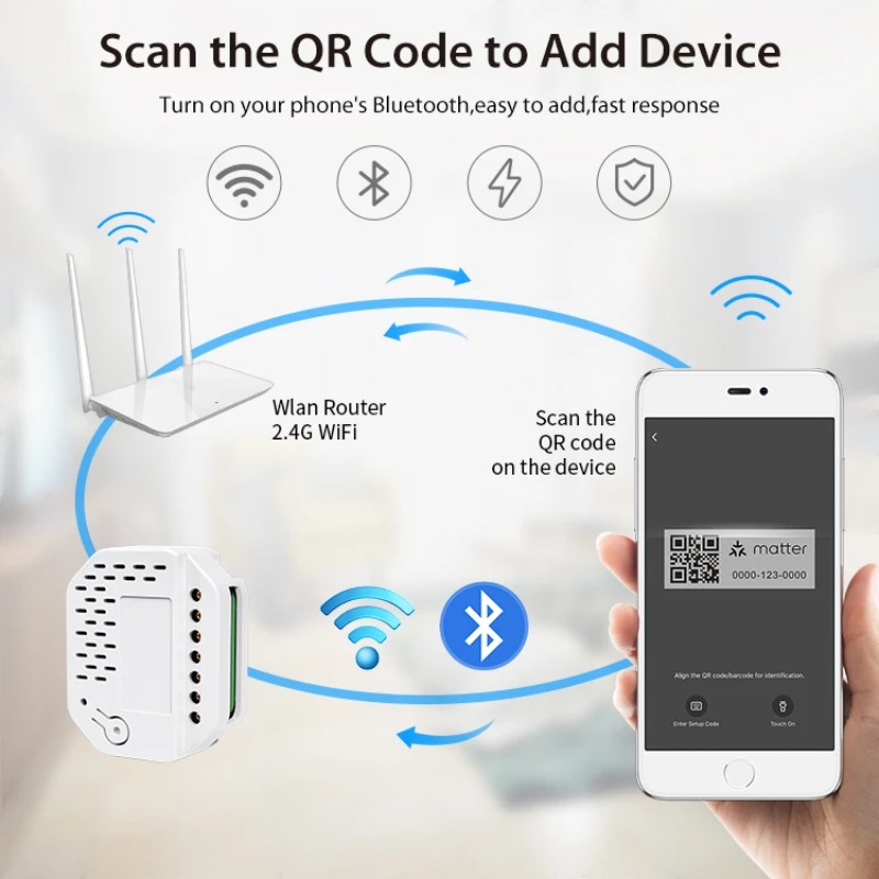 โมดูลสวิตช์ไฟ Matter แบบ 2 ช่อ - Smart Relay Tuya บทวิจารณ์และราคา
