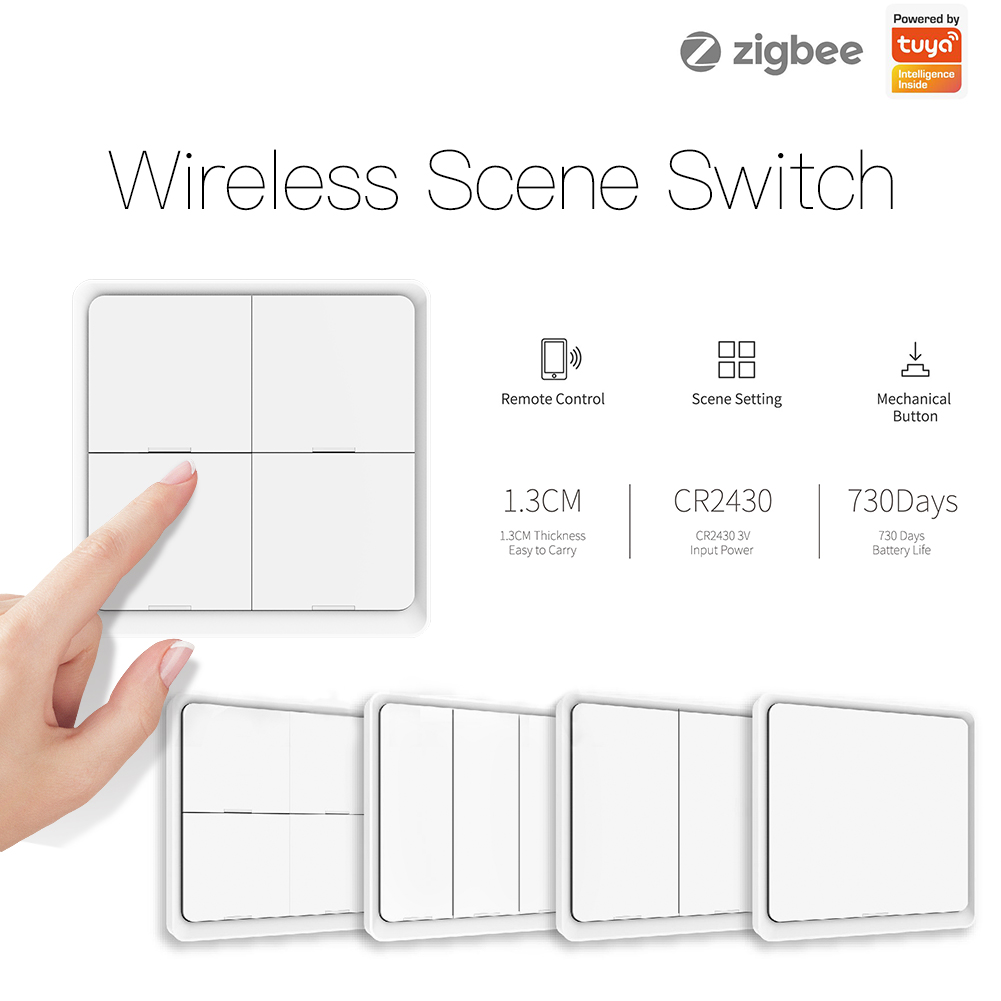 MOES 4 GANG Tuya ZigBee ไร้สาย - Sonoff Basic บทวิจารณ์และราคา