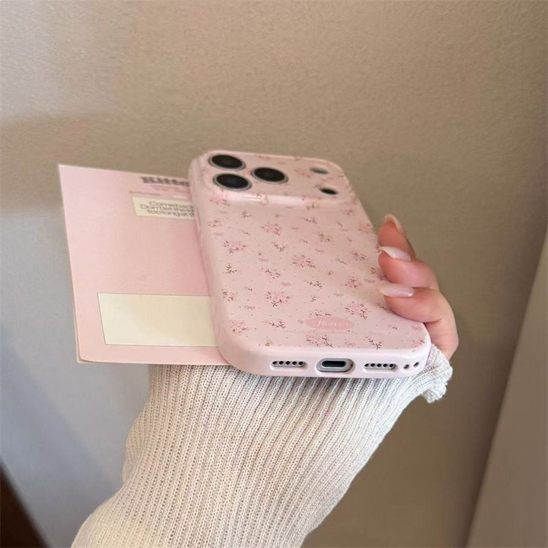 เคสโทรศัพท์ลายดอกไม้สีชมพู ins - Shelly บทวิจารณ์และราคา