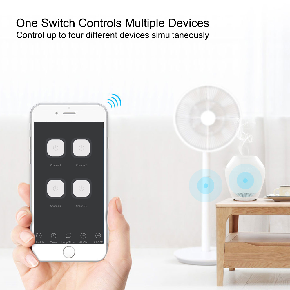 โมดูลรีเลย์อัจฉริยะ 4CH Wifi / - Tuya 4 Channel บทวิจารณ์และราคา