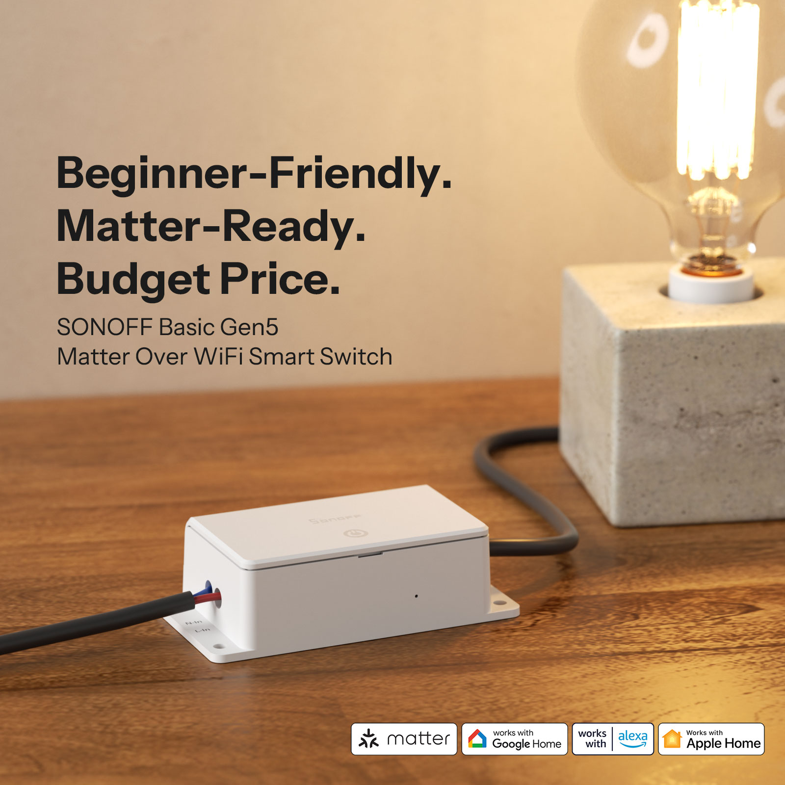 SONOFF BASIC-1GS Gen5 Matter W - Sonoff Basic บทวิจารณ์และราคา