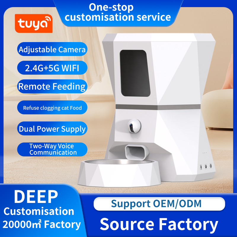 เครื่องให้อาหารแมวอัตโนมัติคุณ - Tuya Smart บทวิจารณ์และราคา