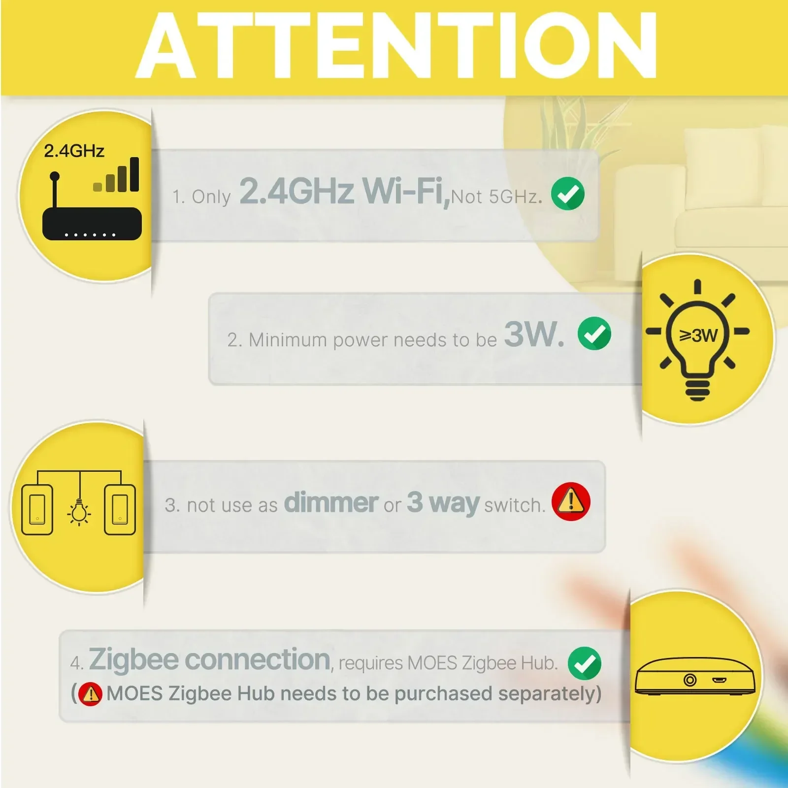 MOES Tuya ZigBee สวิตช์ไฟสมาร์ - Sonoff Basic บทวิจารณ์และราคา