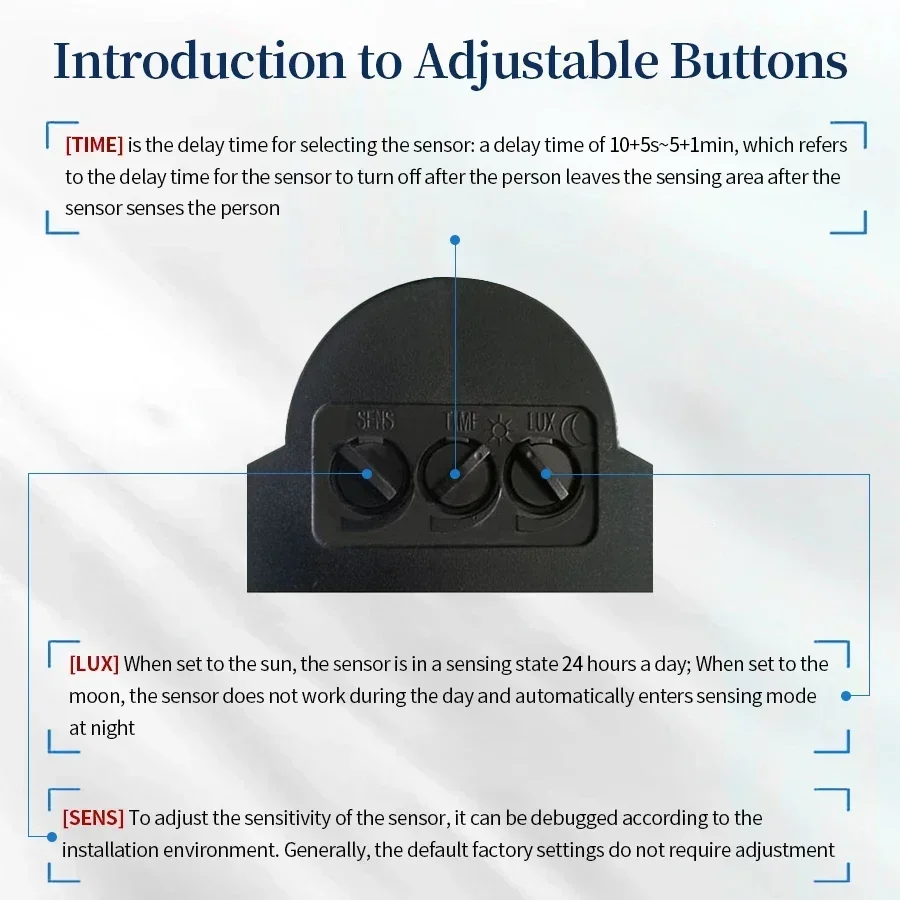 12V PIR Motion Sensor 110-240V - Tasmota บทวิจารณ์และราคา