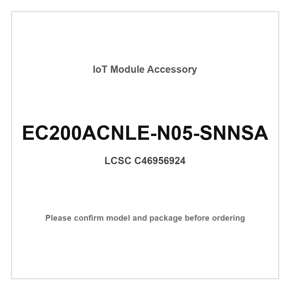 1 ชิ้น EC200ACNLE-N05-SNNSA I2 - Smart Home Module Iot บทวิจารณ์และราคา